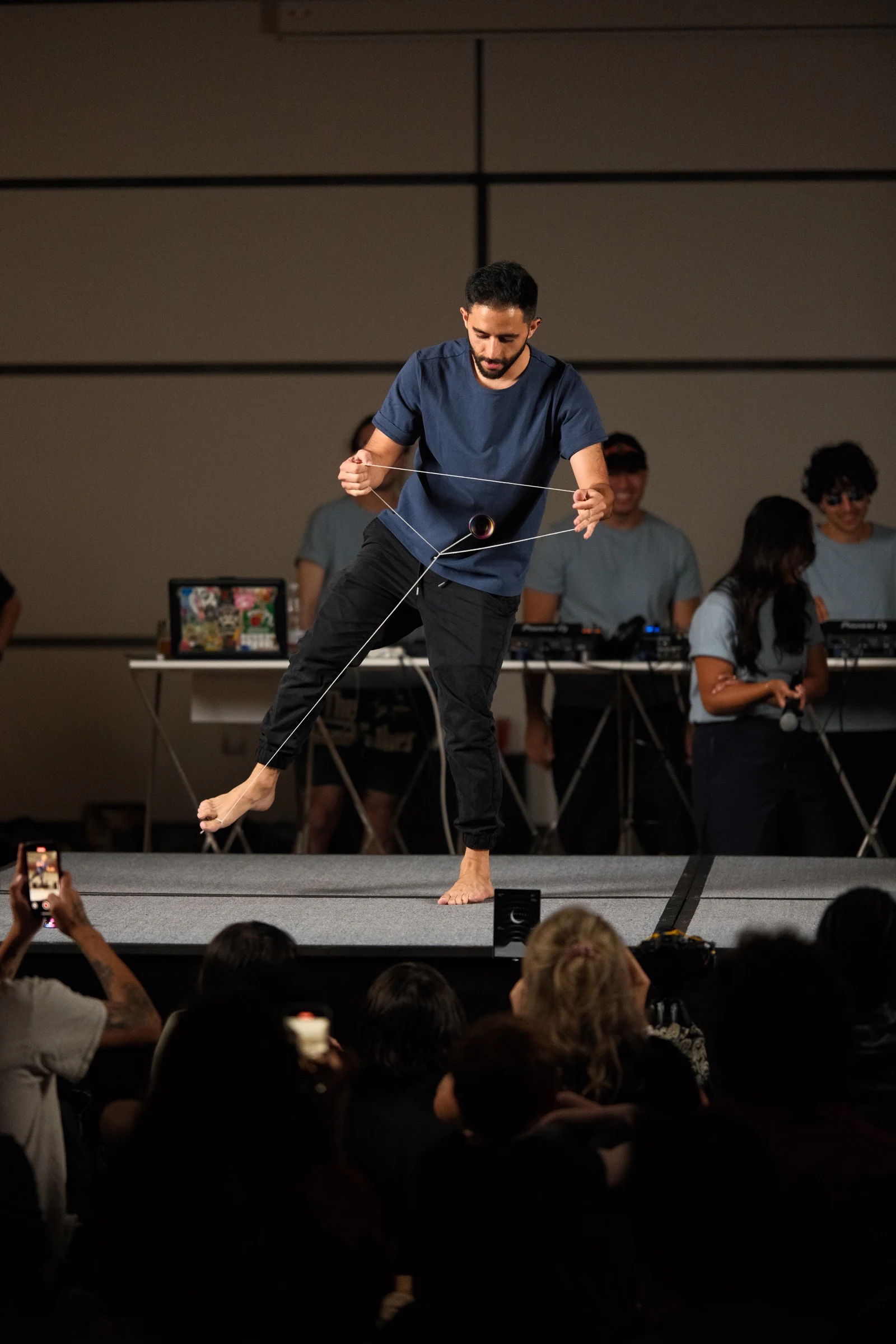 YoYo performer on stage